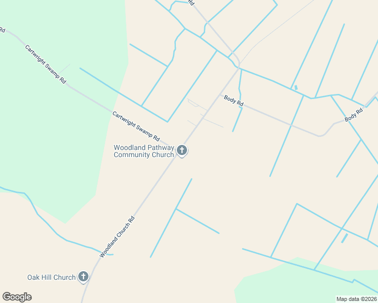 map of restaurants, bars, coffee shops, grocery stores, and more near 445 Woodland Church Road in Hertford