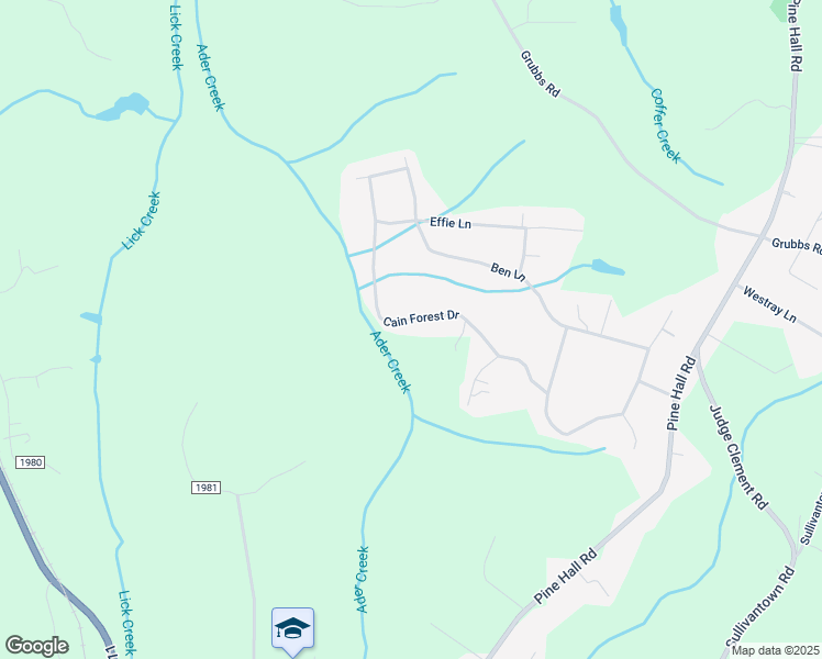 map of restaurants, bars, coffee shops, grocery stores, and more near 6065 Cain Forest Drive in Walkertown