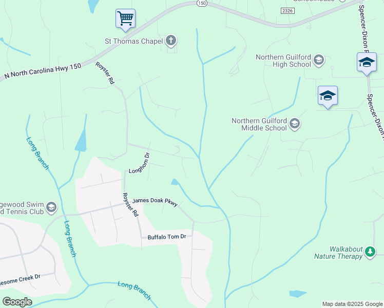 map of restaurants, bars, coffee shops, grocery stores, and more near 994 Lashley Road in Greensboro