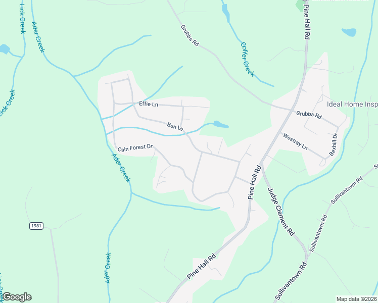 map of restaurants, bars, coffee shops, grocery stores, and more near 6012 Cain Forest Drive in Walkertown