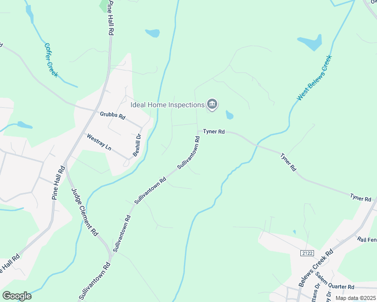 map of restaurants, bars, coffee shops, grocery stores, and more near 6377 Sullivantown Road in Walkertown