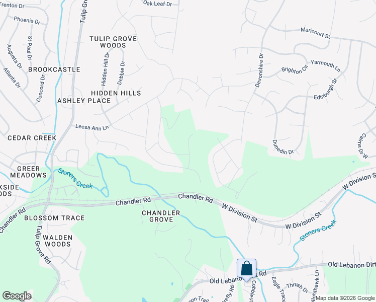 map of restaurants, bars, coffee shops, grocery stores, and more near 1340 Georgetown Drive in Mt. Juliet