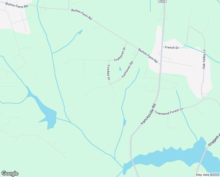 map of restaurants, bars, coffee shops, grocery stores, and more near 7701 Foxdale Drive in Greensboro