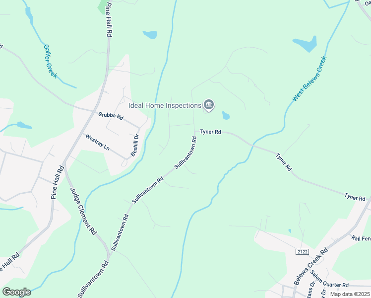 map of restaurants, bars, coffee shops, grocery stores, and more near 6377 Sullivantown Road in Walkertown