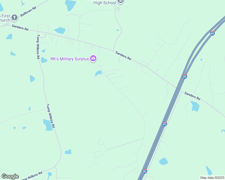 map of restaurants, bars, coffee shops, grocery stores, and more near 3575 West Thollie Green Road in Stem