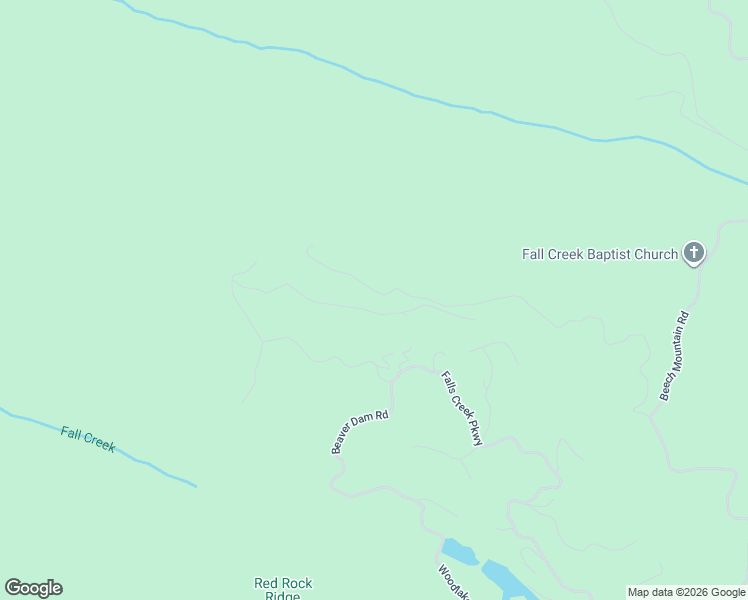 map of restaurants, bars, coffee shops, grocery stores, and more near 1629 Falls Creek Parkway in Elk Park
