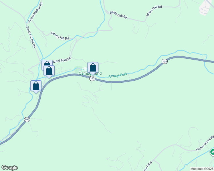 map of restaurants, bars, coffee shops, grocery stores, and more near 4279 North Carolina 105 in Boone