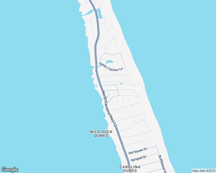 map of restaurants, bars, coffee shops, grocery stores, and more near 107 Ocean Bay Boulevard in Kitty Hawk