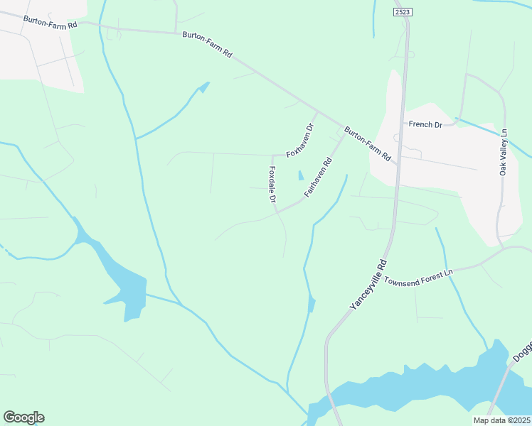 map of restaurants, bars, coffee shops, grocery stores, and more near 7701 Foxdale Drive in Greensboro