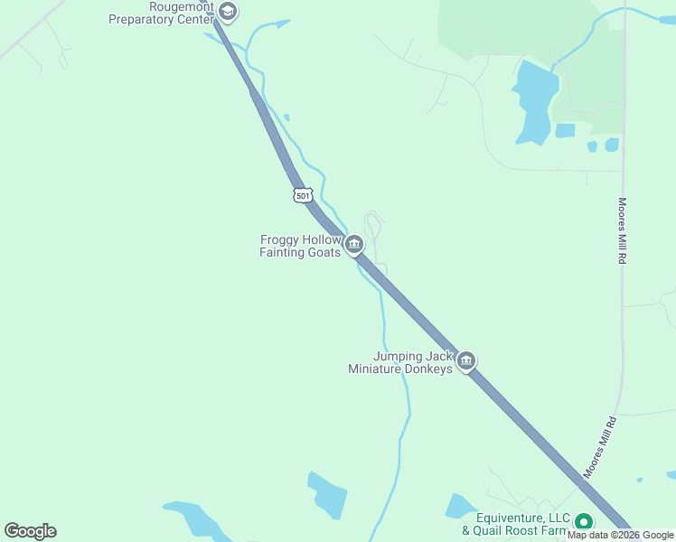 map of restaurants, bars, coffee shops, grocery stores, and more near 11907 North Roxboro Street in Bahama