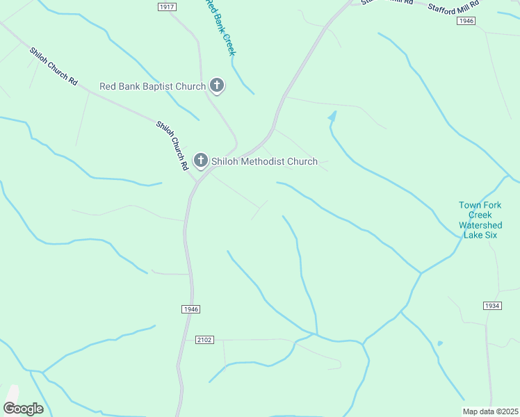 map of restaurants, bars, coffee shops, grocery stores, and more near Merlendale Lane in Winston-Salem