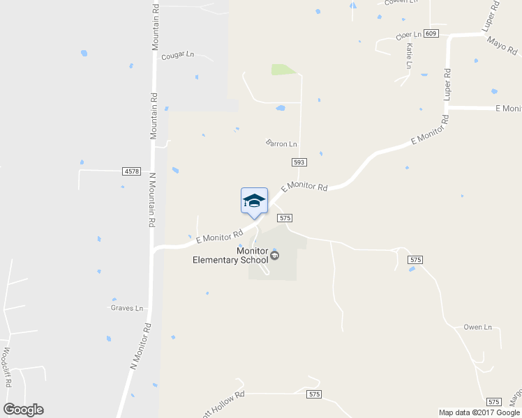 map of restaurants, bars, coffee shops, grocery stores, and more near Unnamed Road in Springdale