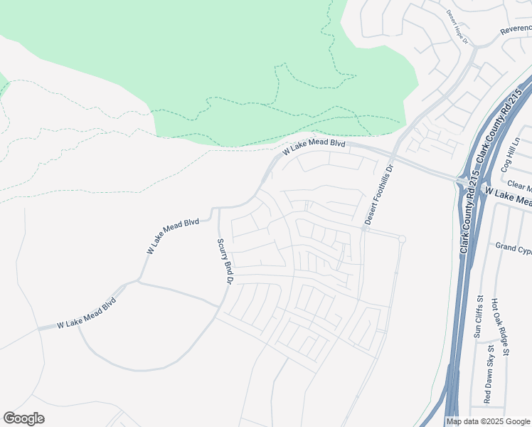 map of restaurants, bars, coffee shops, grocery stores, and more near 2215 Fish Hawk Street in Las Vegas