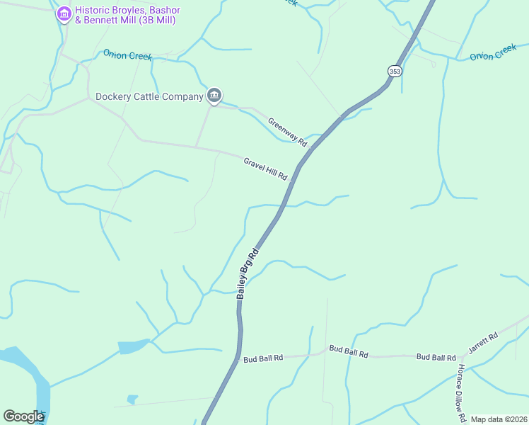 map of restaurants, bars, coffee shops, grocery stores, and more near 731 Bailey Bridge Road in Limestone