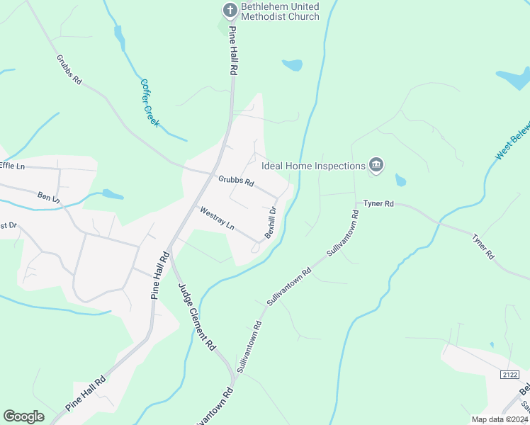 map of restaurants, bars, coffee shops, grocery stores, and more near 6045 Bexhill Drive in Walkertown