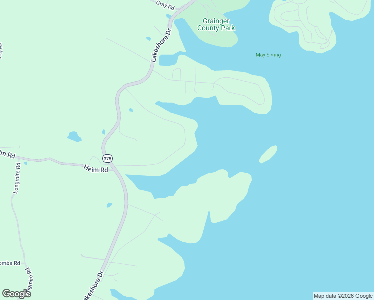 map of restaurants, bars, coffee shops, grocery stores, and more near 477 Sam Heim Road in Rutledge