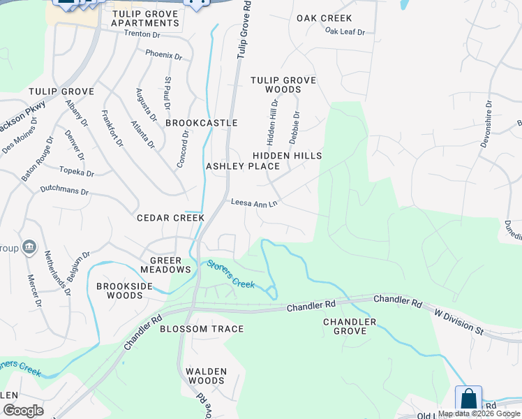 map of restaurants, bars, coffee shops, grocery stores, and more near 801 Stoner Mill Lane in Nashville
