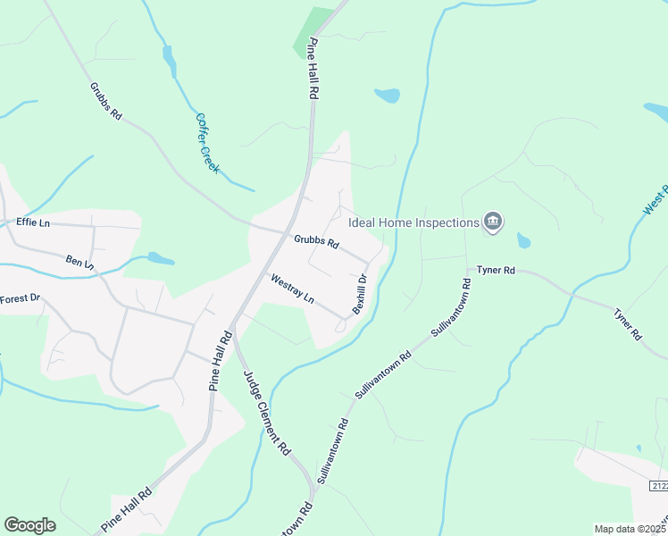 map of restaurants, bars, coffee shops, grocery stores, and more near 6071 Brussels Court in Walkertown