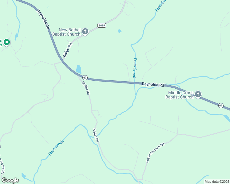 map of restaurants, bars, coffee shops, grocery stores, and more near 9000 Reynolda Road in Pfafftown