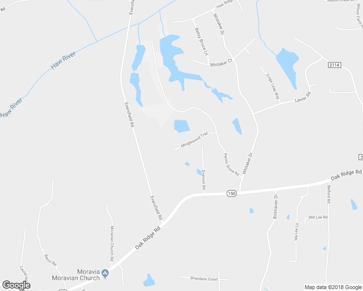 map of restaurants, bars, coffee shops, grocery stores, and more near 3291 Minglewood Trail in Summerfield