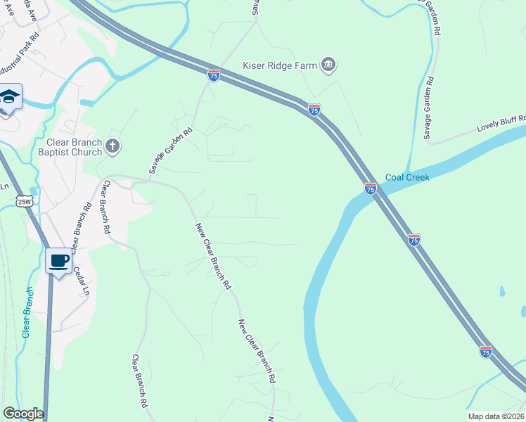map of restaurants, bars, coffee shops, grocery stores, and more near 145 Liles Lane in Rocky Top