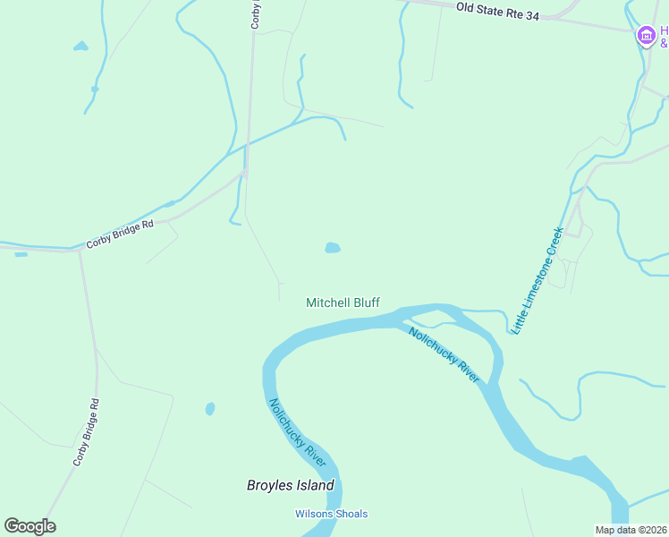 map of restaurants, bars, coffee shops, grocery stores, and more near 176 John Matthews Road in Limestone