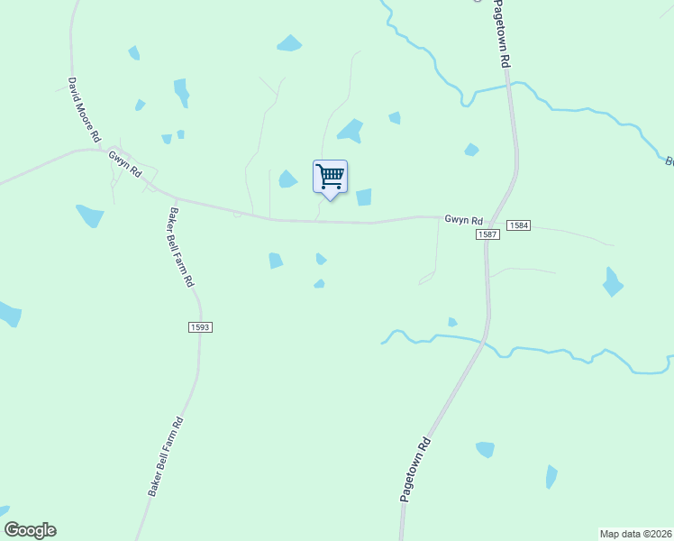 map of restaurants, bars, coffee shops, grocery stores, and more near 1866 Gwyn Road in Burlington