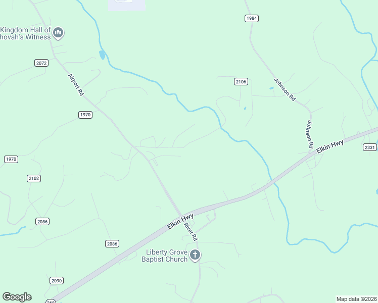 map of restaurants, bars, coffee shops, grocery stores, and more near 243 Morrisfield Ln in North Wilkesboro