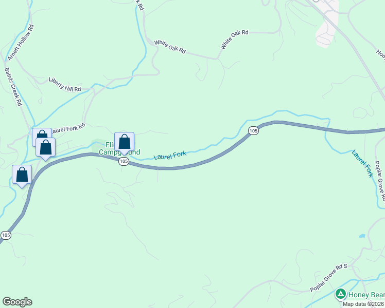 map of restaurants, bars, coffee shops, grocery stores, and more near 4090 North Carolina 105 in Boone