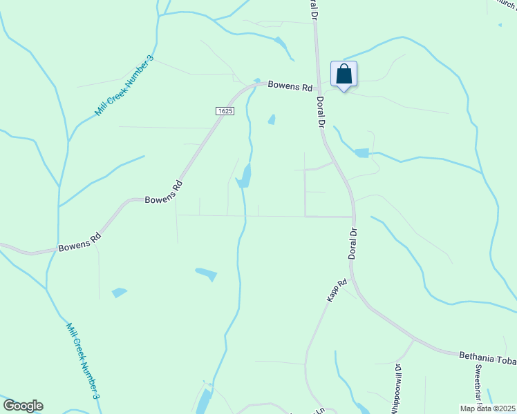 map of restaurants, bars, coffee shops, grocery stores, and more near 6510 Glarestone Drive in Pfafftown