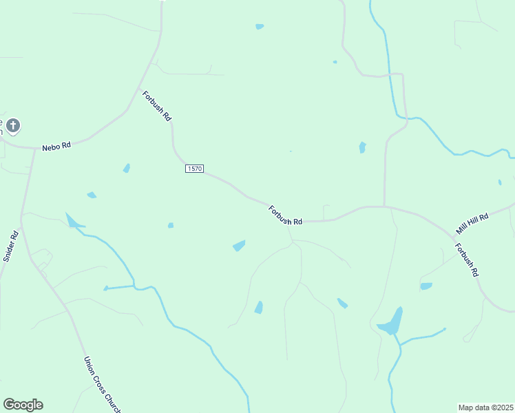 map of restaurants, bars, coffee shops, grocery stores, and more near 5025 Forbush Road in East Bend