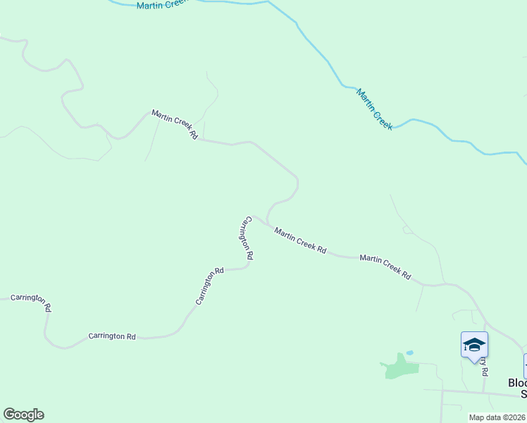 map of restaurants, bars, coffee shops, grocery stores, and more near 7088 Martin Creek Road in Bloomington Springs
