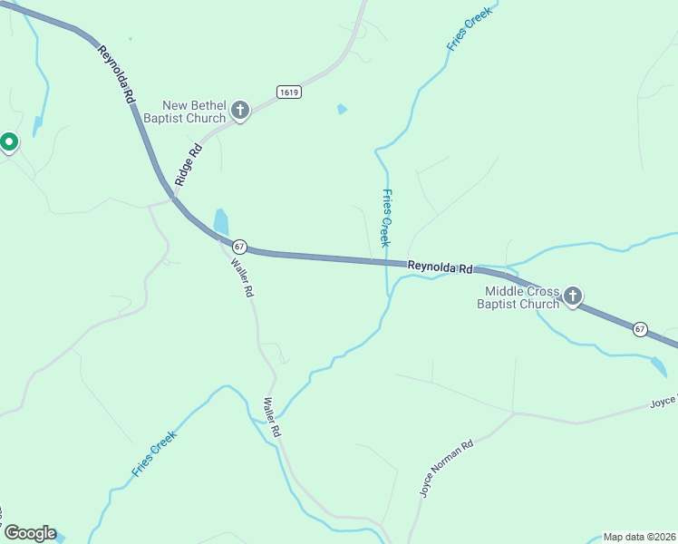 map of restaurants, bars, coffee shops, grocery stores, and more near 9080 Reynolda Road in Pfafftown
