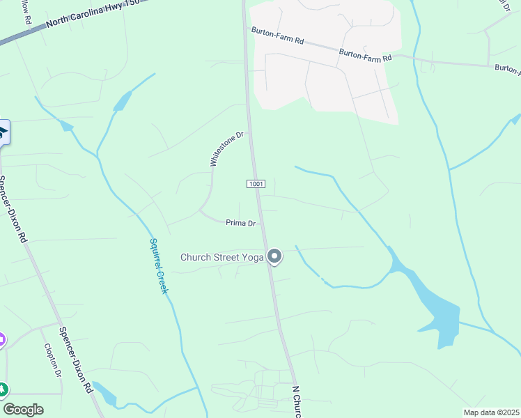 map of restaurants, bars, coffee shops, grocery stores, and more near 5672 North Church Street in Greensboro