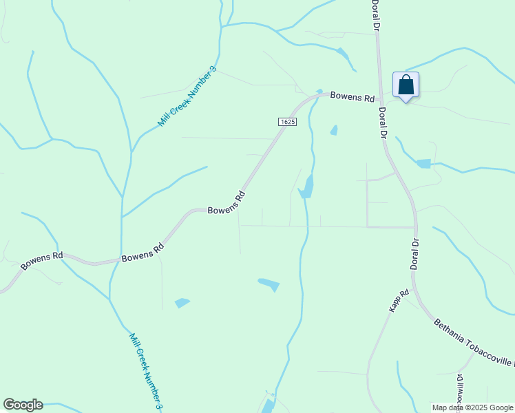 map of restaurants, bars, coffee shops, grocery stores, and more near 6610 Edgeworth Trail in Pfafftown