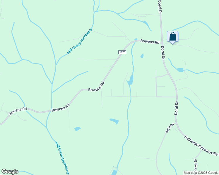 map of restaurants, bars, coffee shops, grocery stores, and more near 6610 Edgeworth Trail in Pfafftown