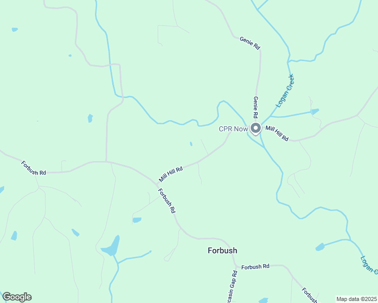 map of restaurants, bars, coffee shops, grocery stores, and more near 2837 Mill Hill Road in East Bend