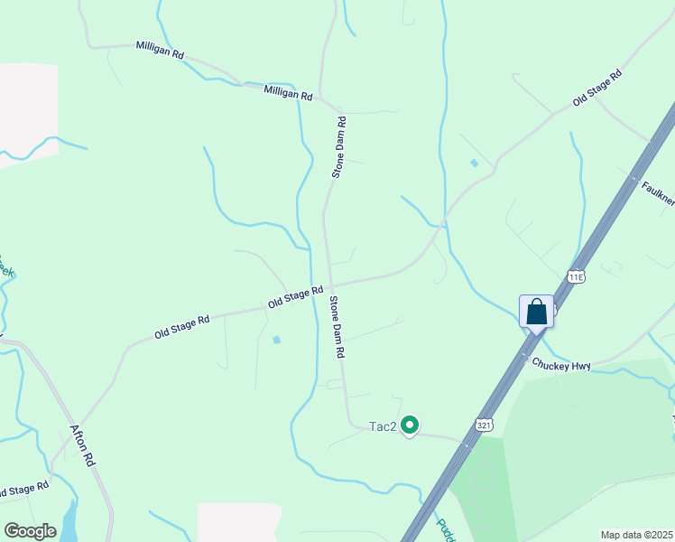 map of restaurants, bars, coffee shops, grocery stores, and more near 700 Stone Dam Road in Chuckey