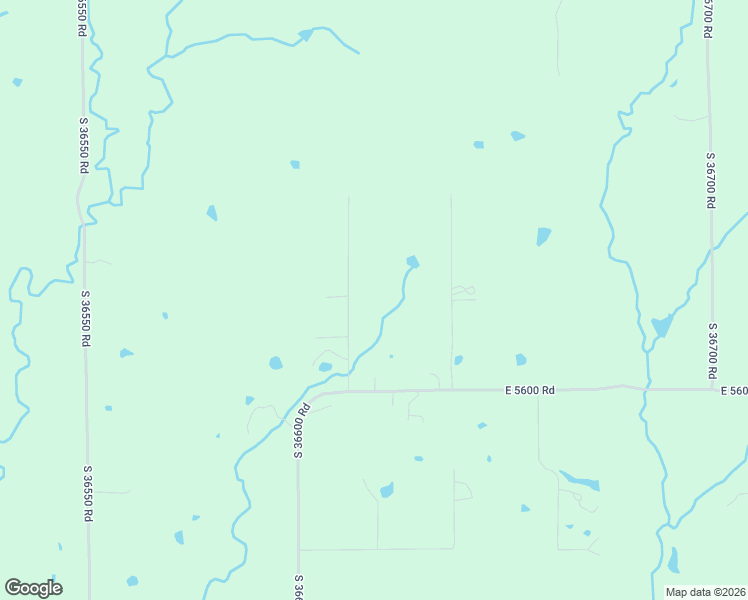 map of restaurants, bars, coffee shops, grocery stores, and more near 55762 South 36620 Road in Terlton