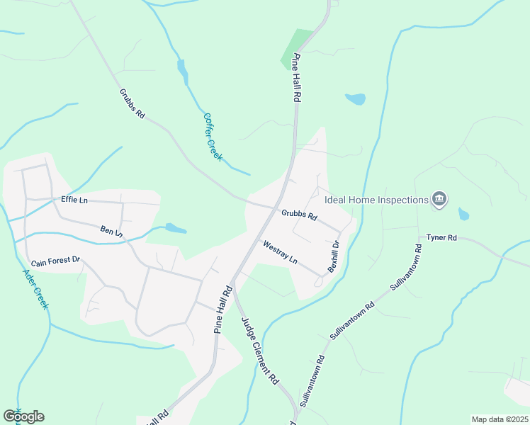 map of restaurants, bars, coffee shops, grocery stores, and more near 5070 Pine Hall Road in Walkertown