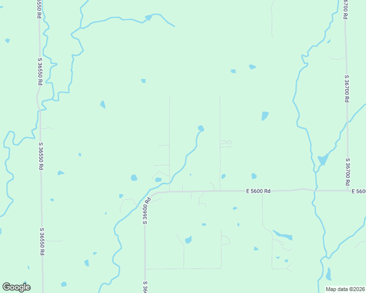 map of restaurants, bars, coffee shops, grocery stores, and more near 55762 South 36620 Road in Terlton