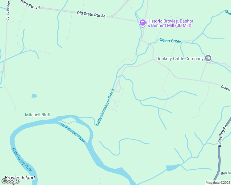 map of restaurants, bars, coffee shops, grocery stores, and more near 205 Jonesborough Water Plant Road in Limestone
