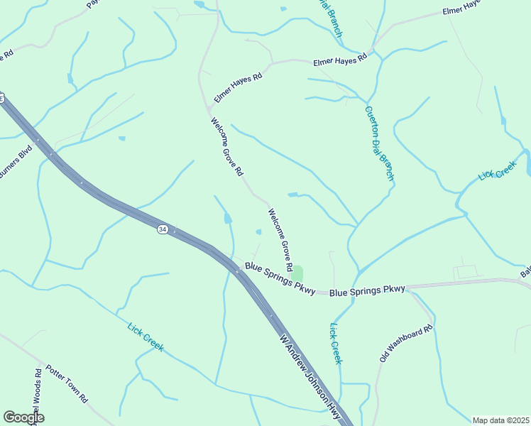 map of restaurants, bars, coffee shops, grocery stores, and more near 225 Welcome Grove Road in Mosheim