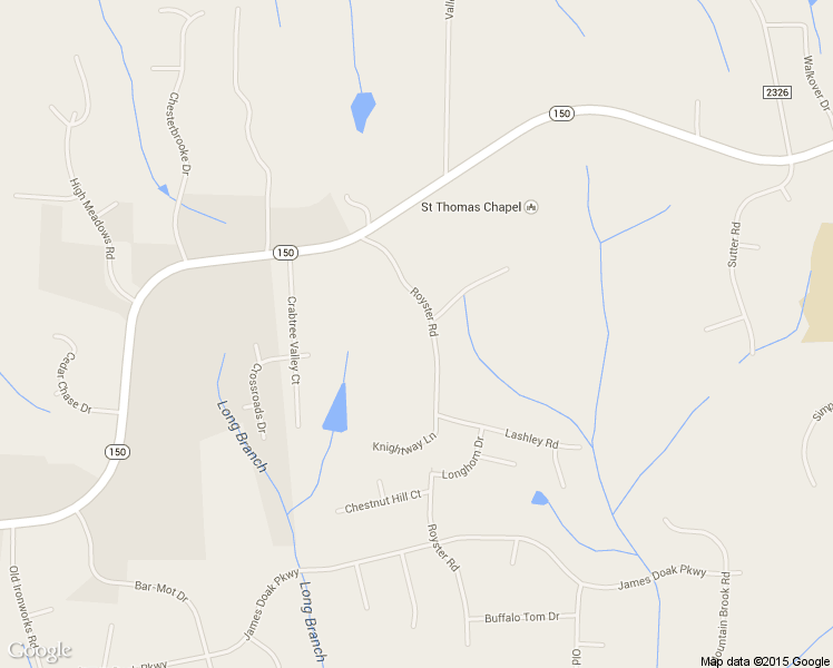 map of restaurants, bars, coffee shops, grocery stores, and more near 7619 Royster Road in Greensboro