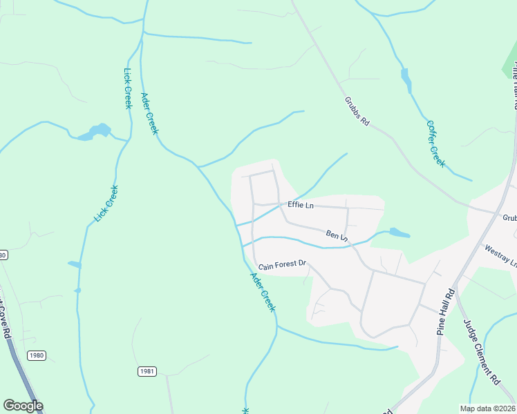map of restaurants, bars, coffee shops, grocery stores, and more near 6125 Cain Forest Drive in Walkertown