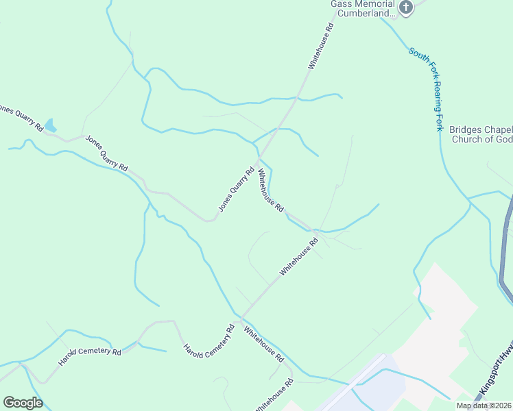 map of restaurants, bars, coffee shops, grocery stores, and more near 2815 Whitehouse Road in Greeneville