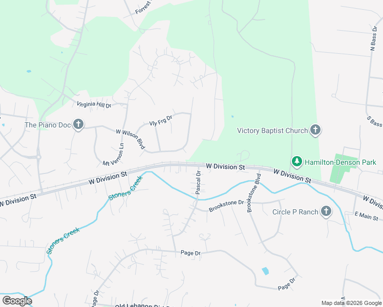 map of restaurants, bars, coffee shops, grocery stores, and more near 2503 Betsy Ross Court in Mount Juliet