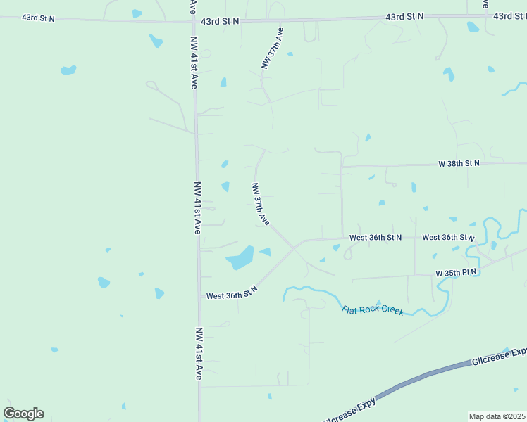 map of restaurants, bars, coffee shops, grocery stores, and more near 3833 North 37th West Avenue in Tulsa