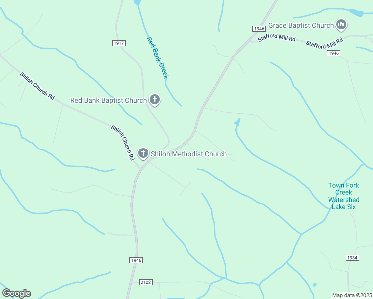 map of restaurants, bars, coffee shops, grocery stores, and more near 6625 Baux Mountain Road in Germanton