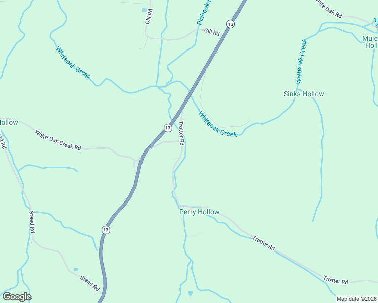 map of restaurants, bars, coffee shops, grocery stores, and more near 210 Trotter Road in Waverly